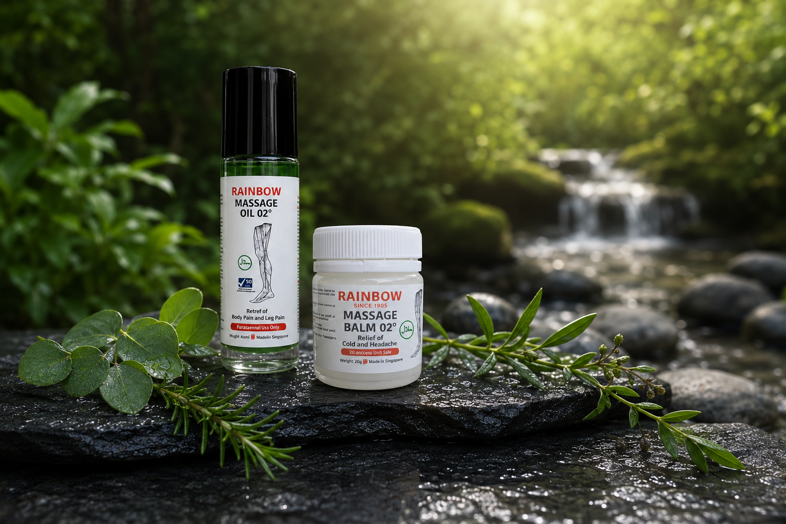 Rainbow Herbal Oil Hero
